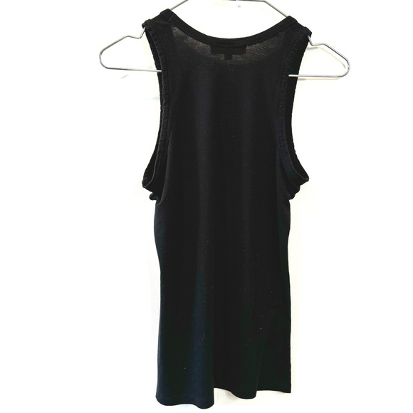 🛍4 for 20$ - Parasuco Basic Classic Racerback Tank Top - Black - S - Picture 4 of 7